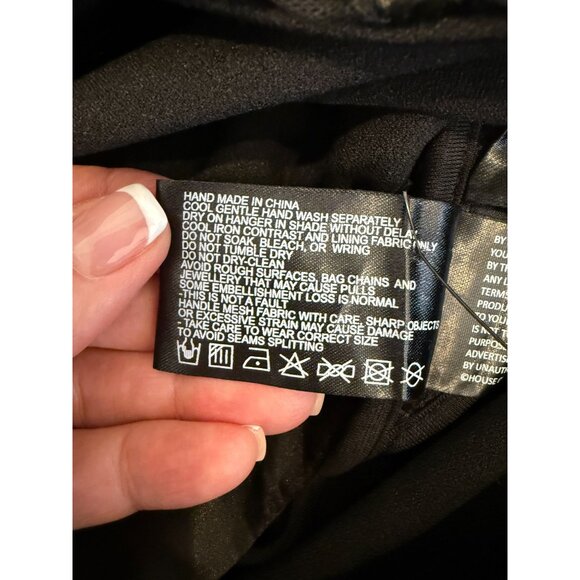 Zhivago An Angel is Love Beaded Black Playsuit Romper NWT - Size 2 - Picture 8 of 12